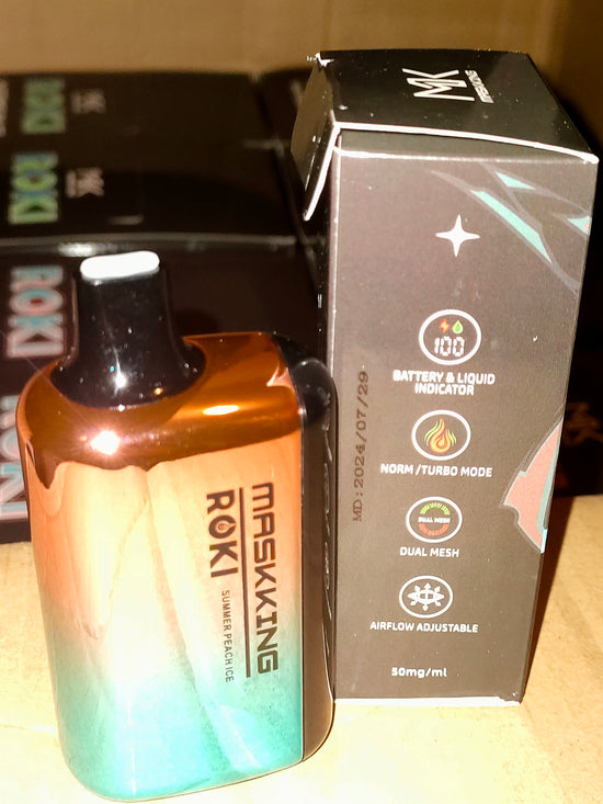 Maskking Roki 15K Puffs Summer Peach Ice