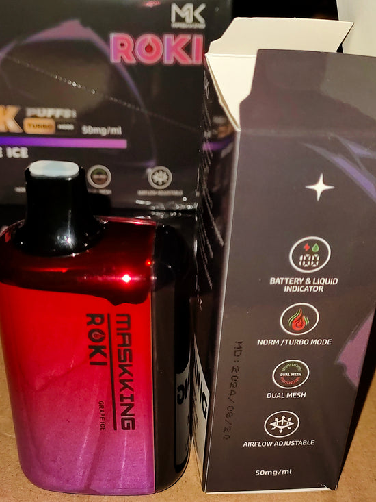 Maskking Roki 15K Puffs Grape Ice