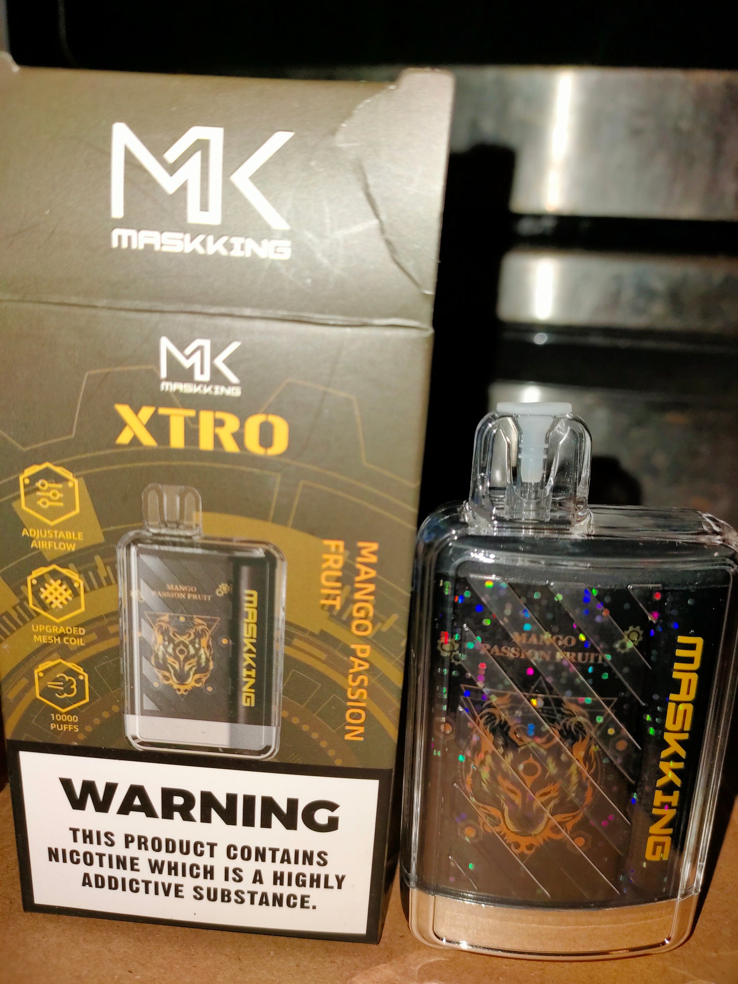 Maskking XTRO Pro 10K Puffs Mango Passion Fruit