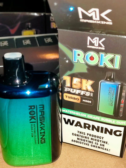 Maskking Roki 15K Puffs Watermelon Grape Bubble Gum