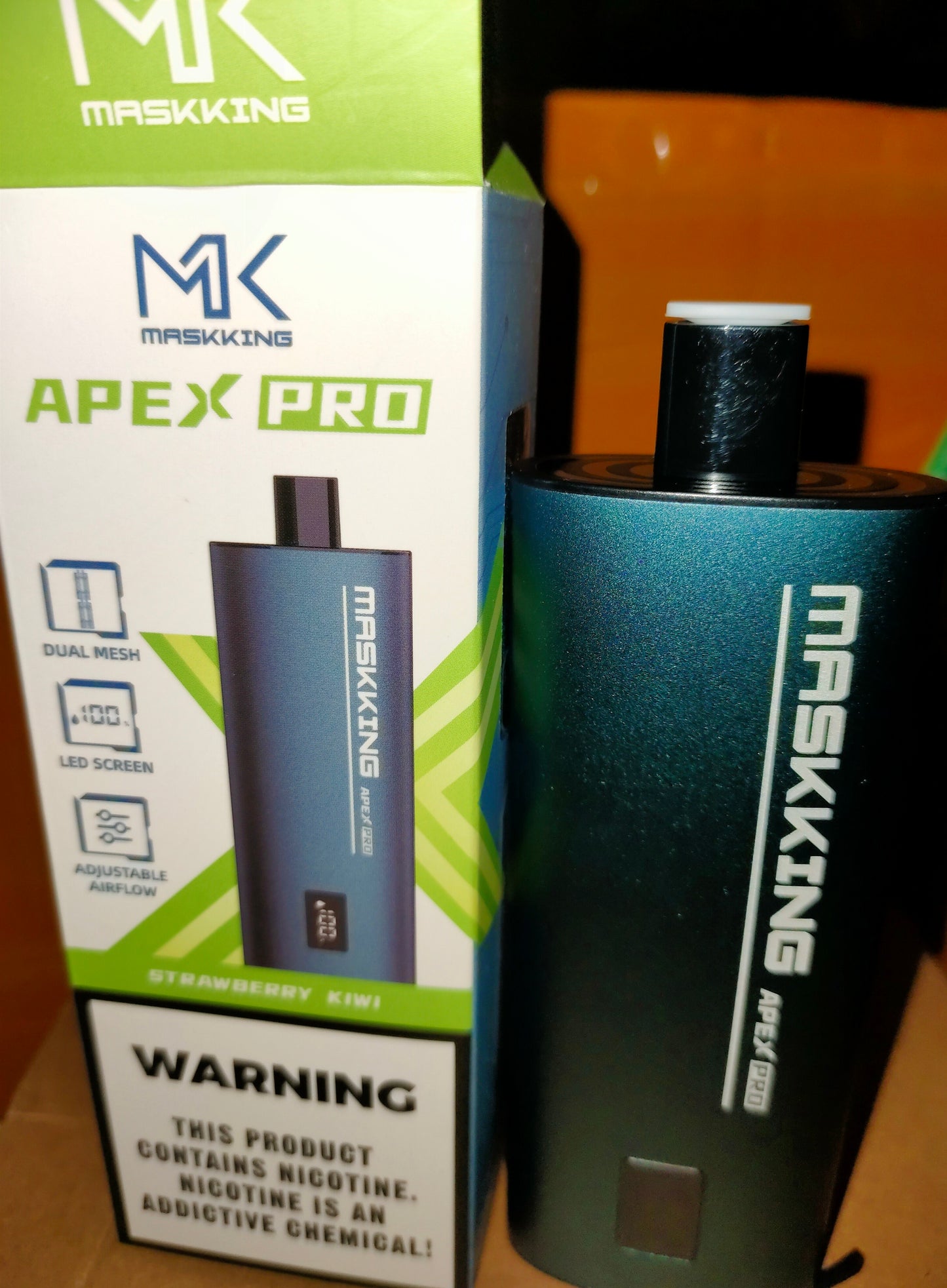 Maskking Apex Pro 10K+ Puffs Strawberry Kiwi